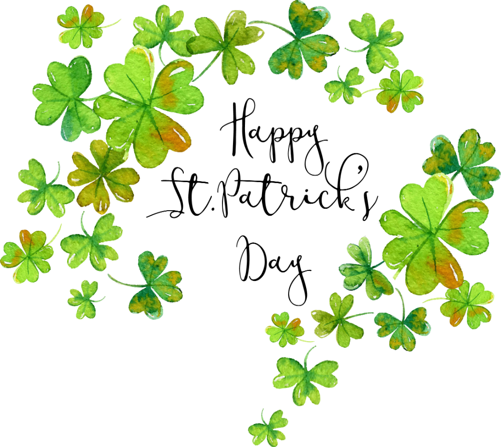 Download PNG image - Watercolor Clover PNG Picture 
