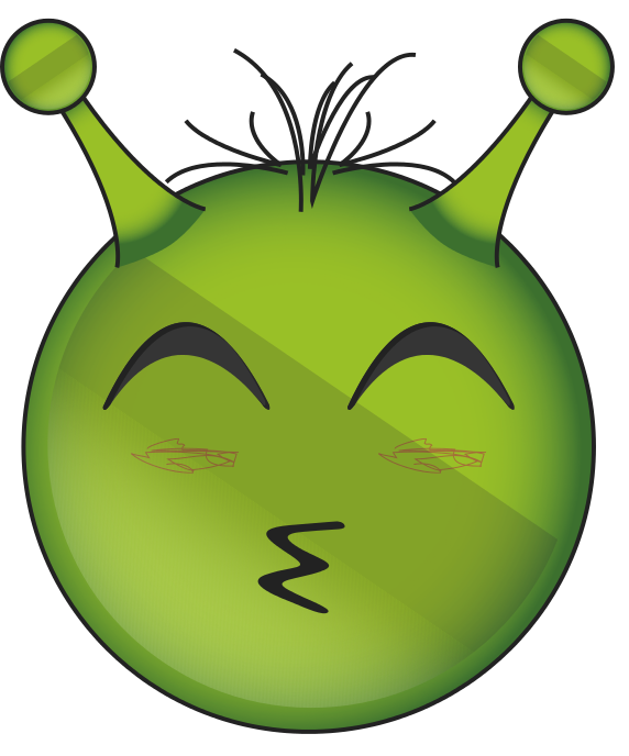 Download PNG image - Alien Face Emoji PNG HD 