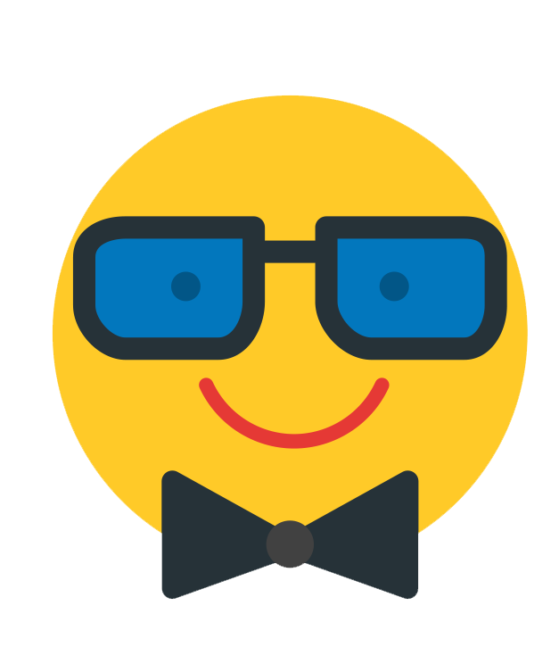 Download PNG image - Cool WhatsApp Hipster Emoji PNG Clipart 