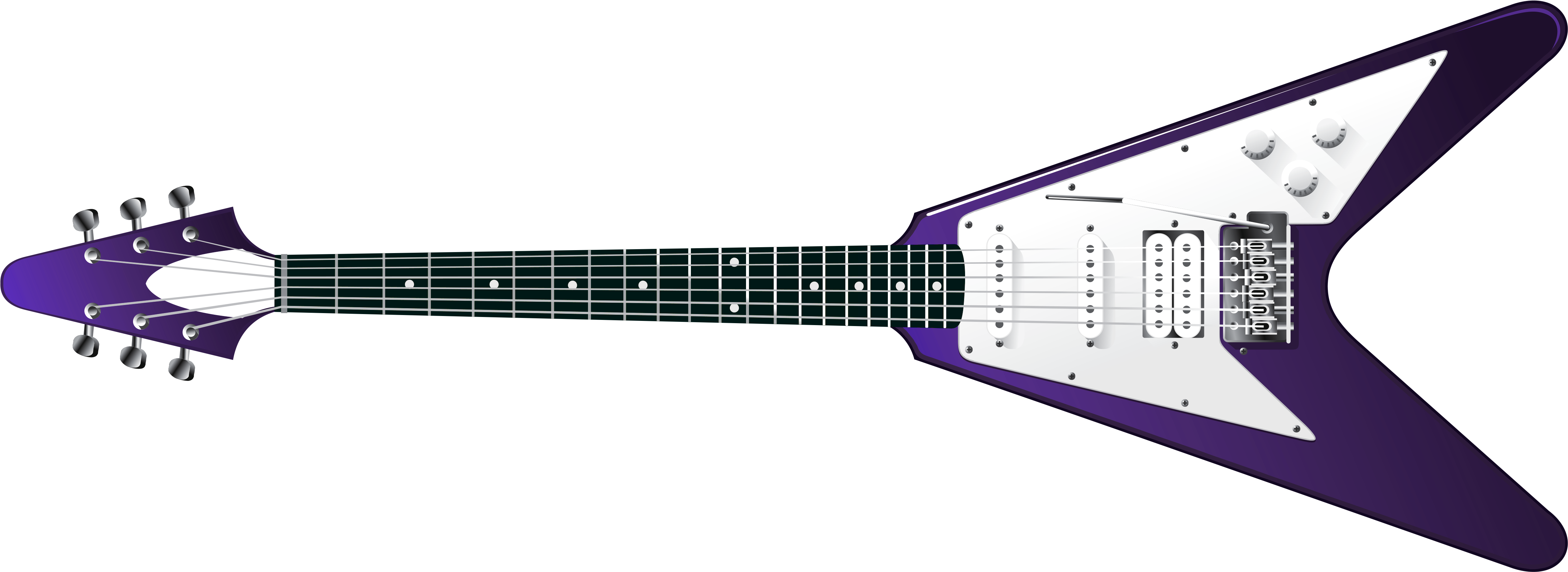 Download PNG image - Purple Electric Guitar PNG 