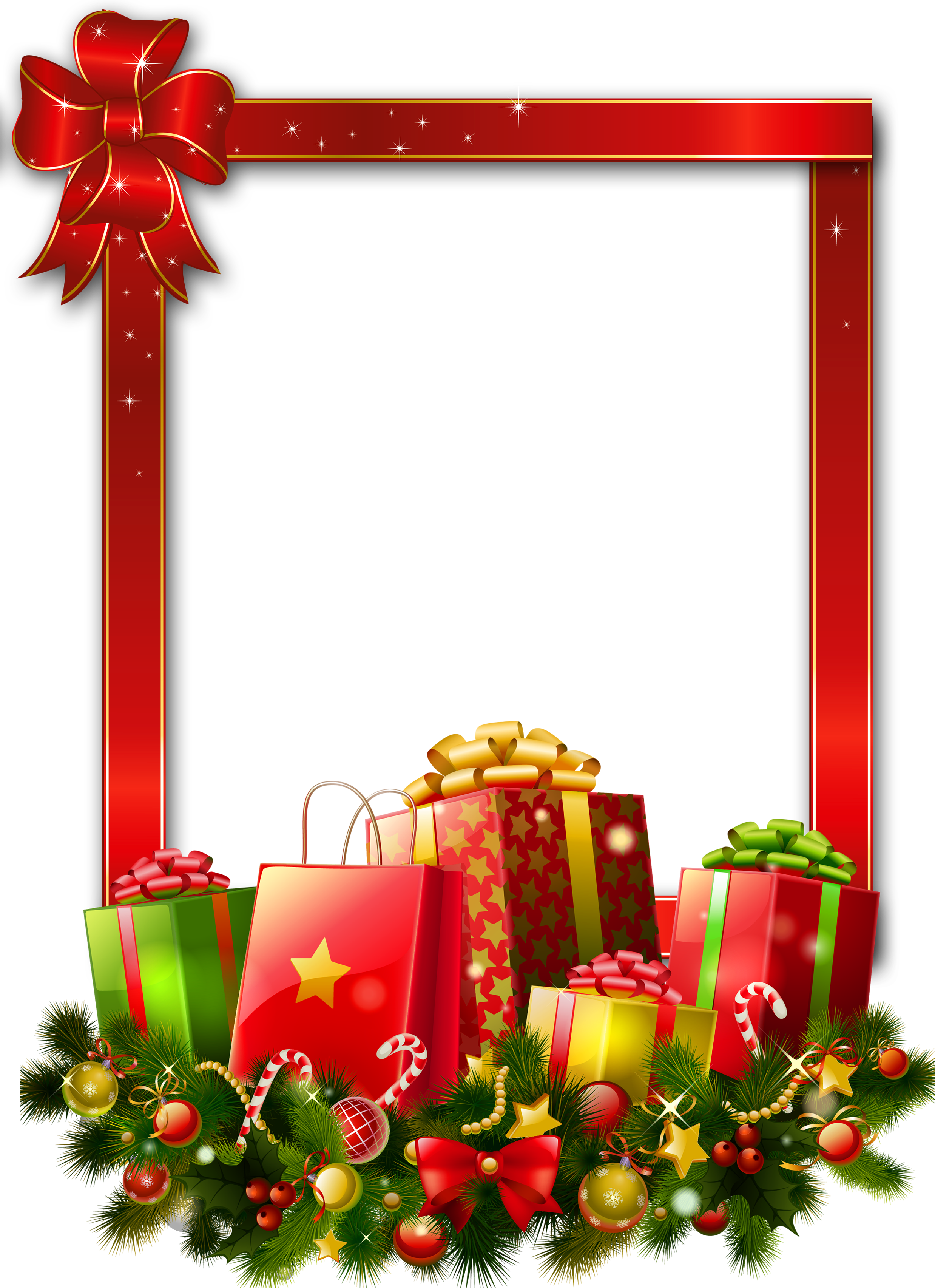 Download PNG image - Red Christmas Gift Background PNG 