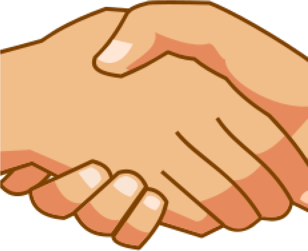 Download PNG image - Vector Hand Shake PNG Clipart 