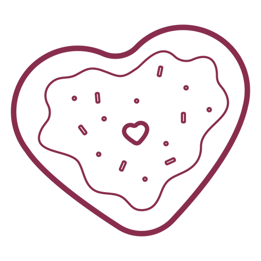 Download PNG image - Vector Heart Cookie PNG Photos 