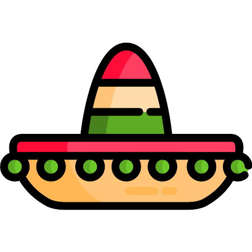 Download PNG image - Vector Mexican Hat Transparent PNG 