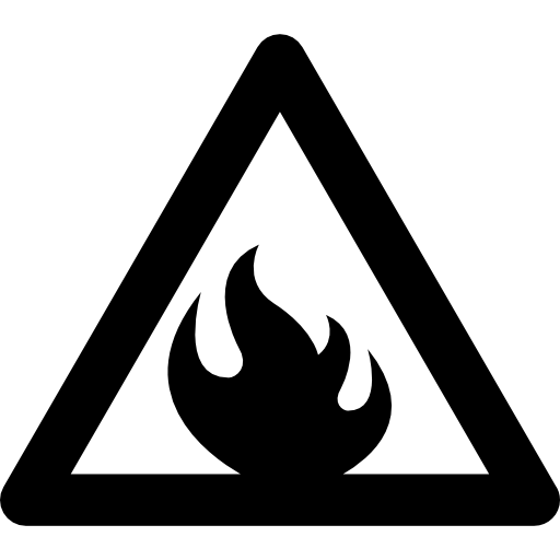 Download PNG image - Flammable Sign PNG Clipart 