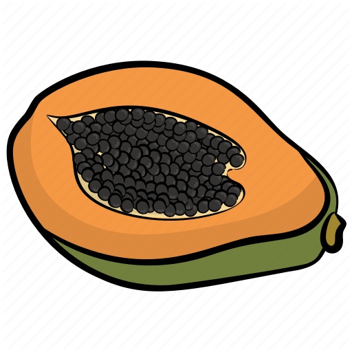 Download PNG image - Half Papaya PNG Image 