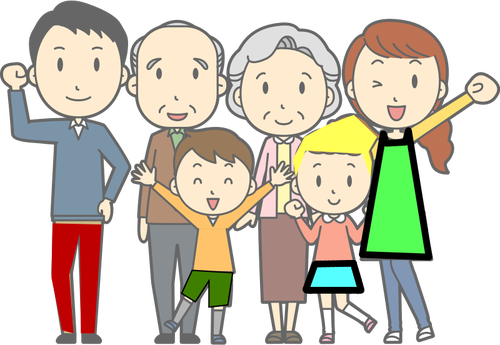 Download PNG image - Happy Family Vector PNG Image 