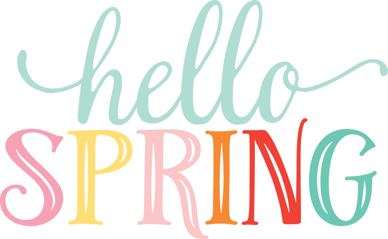 Download PNG image - Hello Spring Vector PNG HD Isolated 