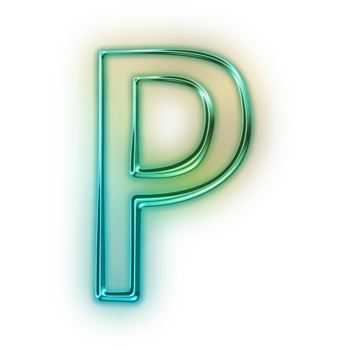 Download PNG image - Neon Alphabet PNG Transparent Image 