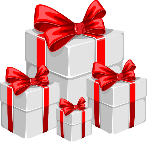 Download PNG image - Red Christmas Gift PNG Image 