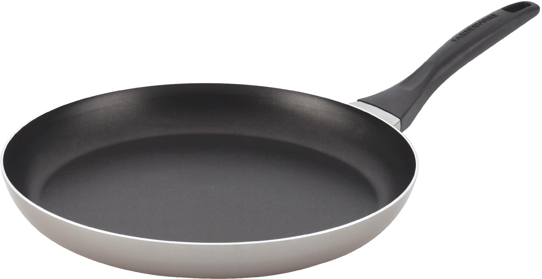 Download PNG image - Stainless Steel Frying Pan Transparent Background 