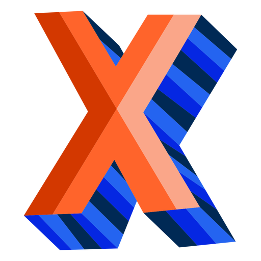 Download PNG image - X Letter PNG Free Download 