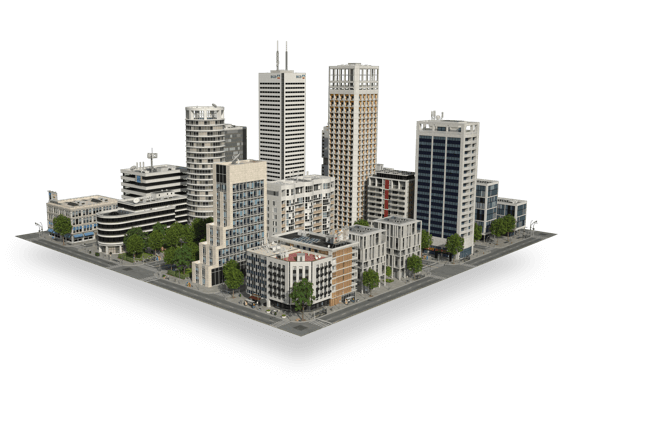 Download PNG image - 3D Building PNG Isolated Pic 
