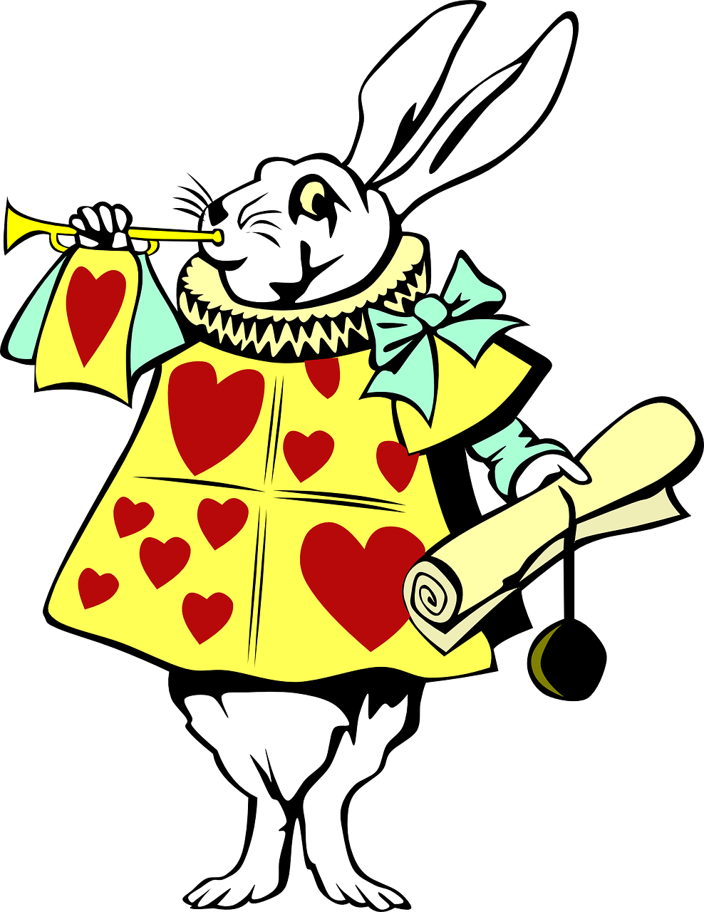 Download PNG image - Alice In Wonderland Rabbit PNG Transparent 