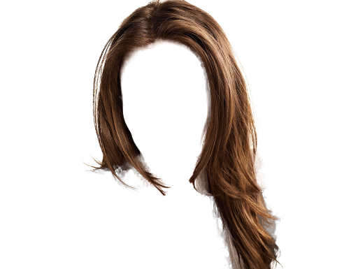 Download PNG image - Girl Hairstyle Extension Transparent Background 