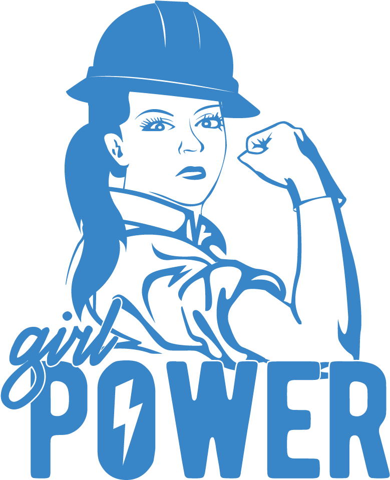 Download PNG image - Girl Power Vector PNG 