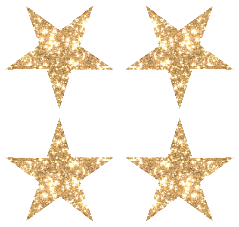 Download PNG image - Gold Glitter Star PNG Image 