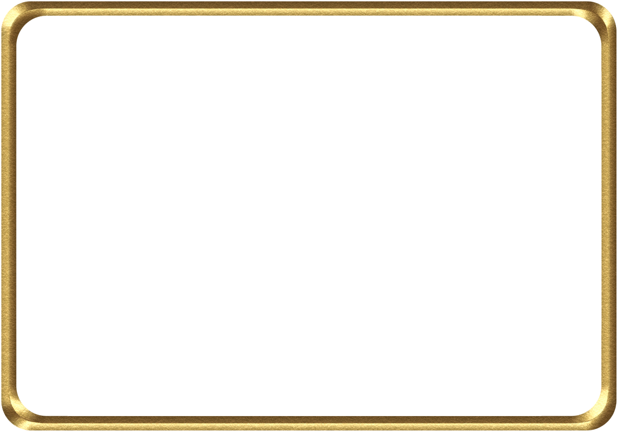 Download PNG image - Rectangle Gold Frame PNG Photos 