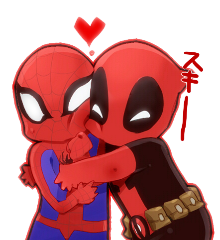 Download PNG image - Spiderman And Deadpool PNG Background Image 