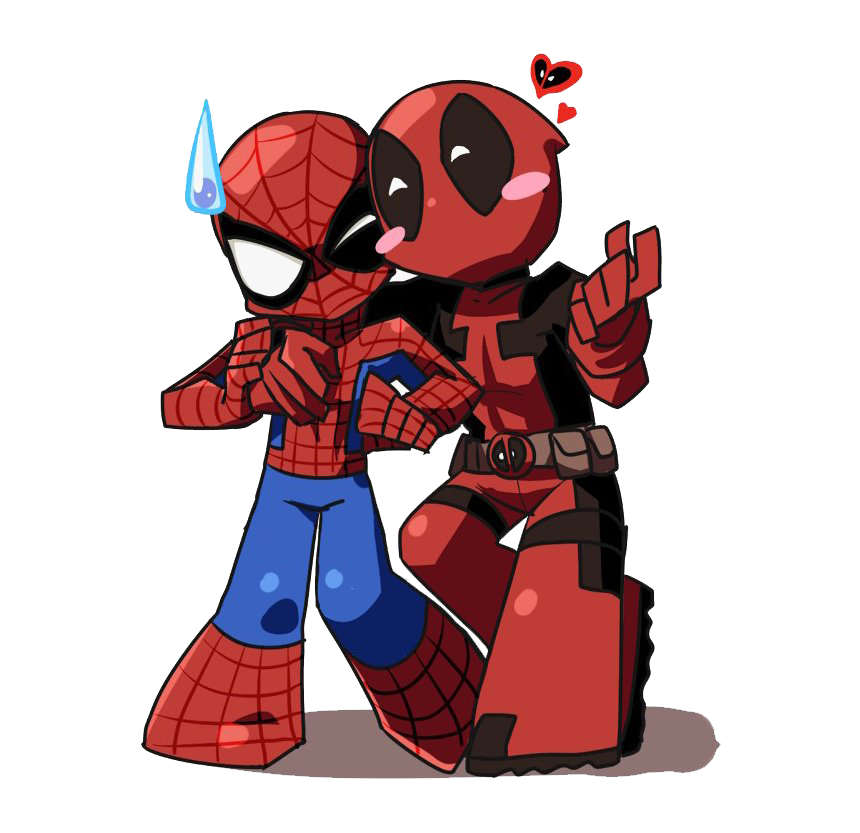 Download PNG image - Spiderman And Deadpool PNG File 