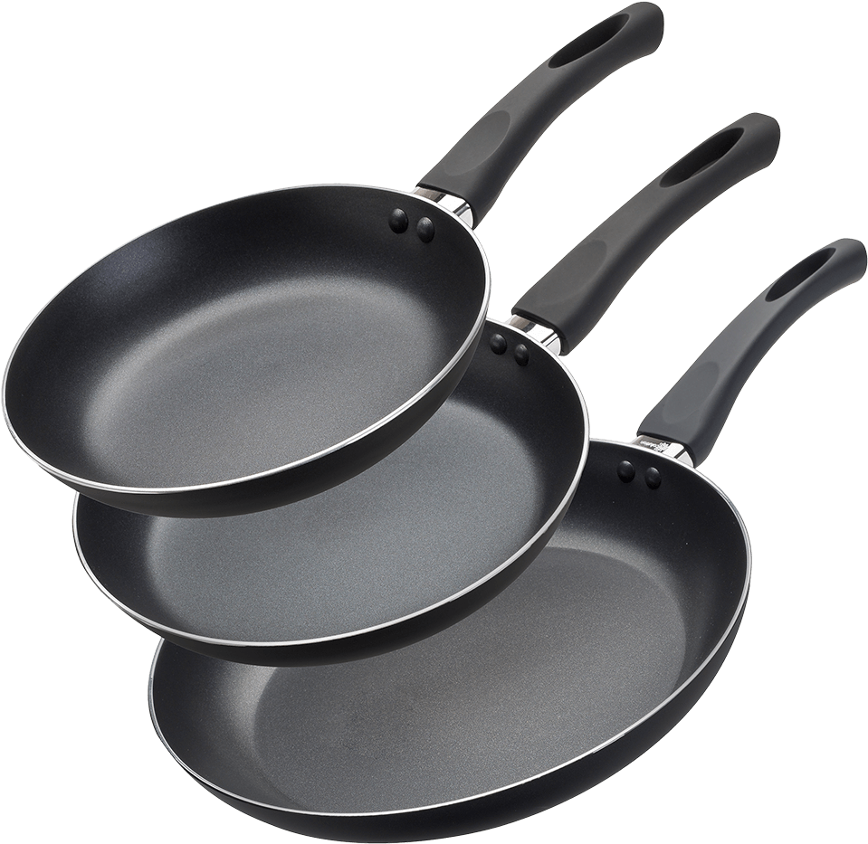Download PNG image - Stainless Steel Frying Pan PNG Photos 