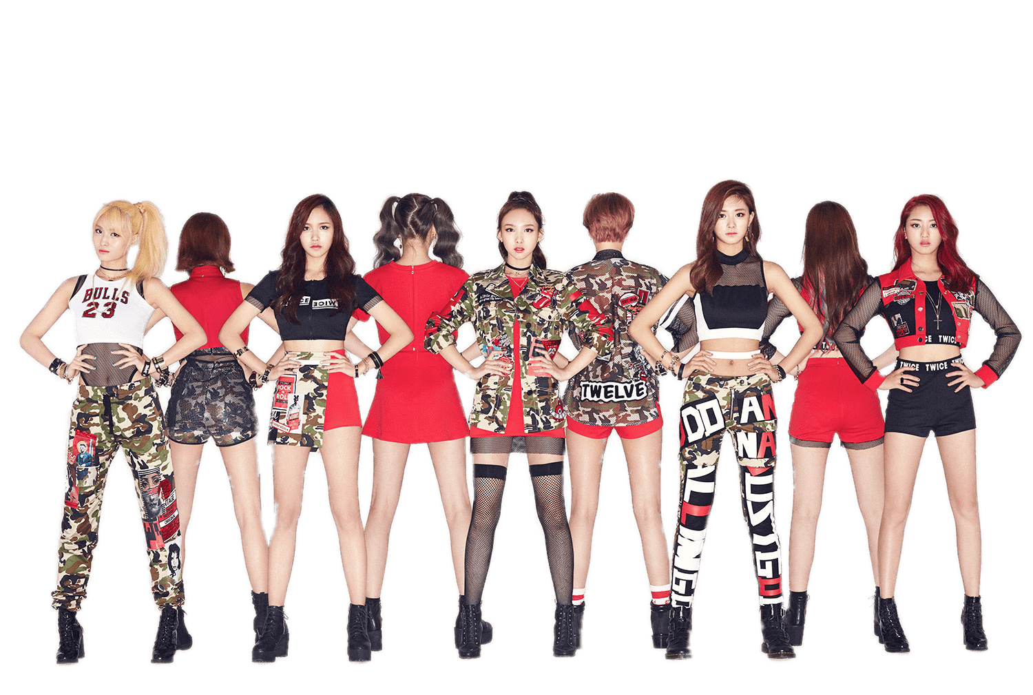 Download PNG image - TWICE Group PNG HD 