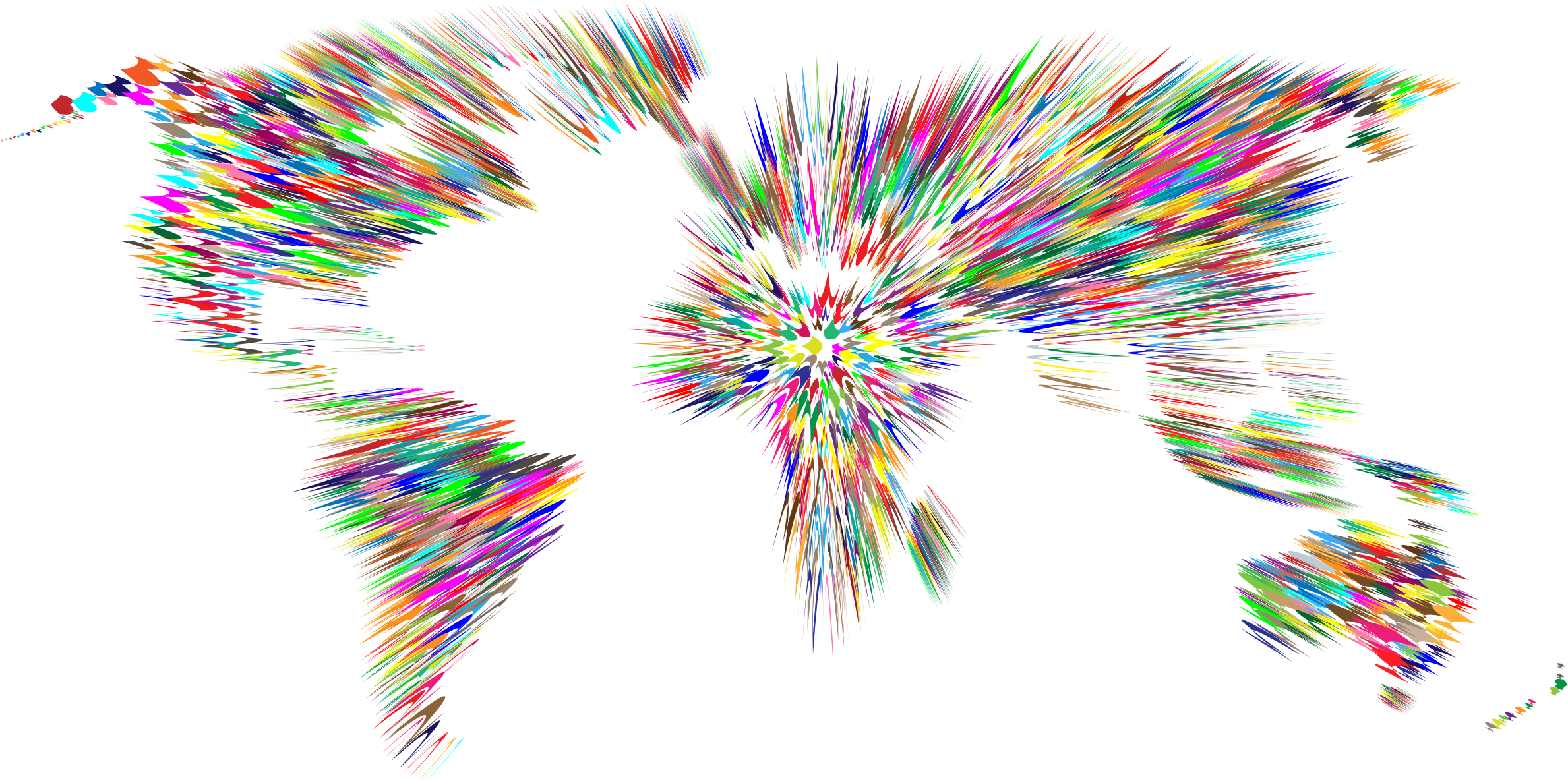 Download PNG image - Abstract World Map PNG Transparent Image 