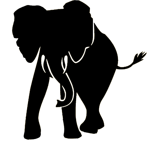 Download PNG image - African Vector Elephant PNG Free Download 