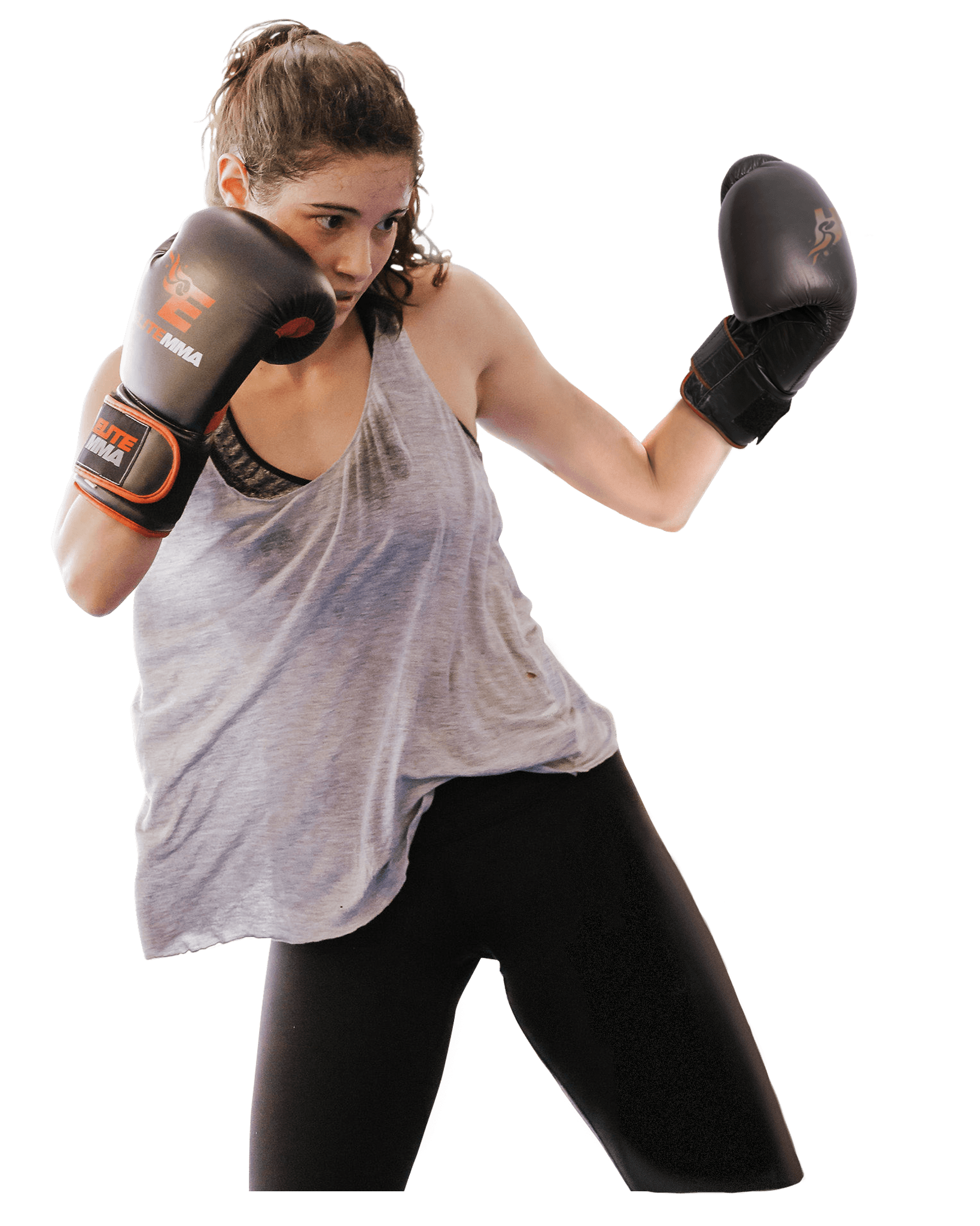 Download PNG image - Boxer Woman Fighter PNG 