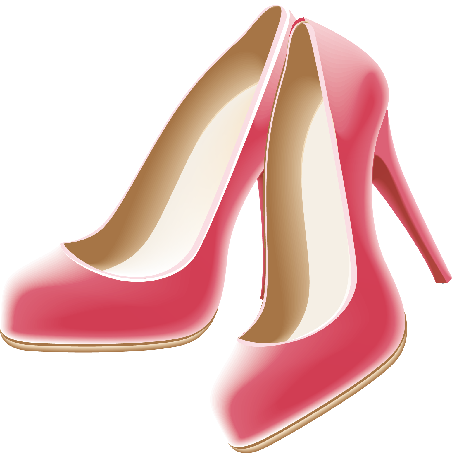 Download PNG image - Pink High Heels Shoe PNG Image 