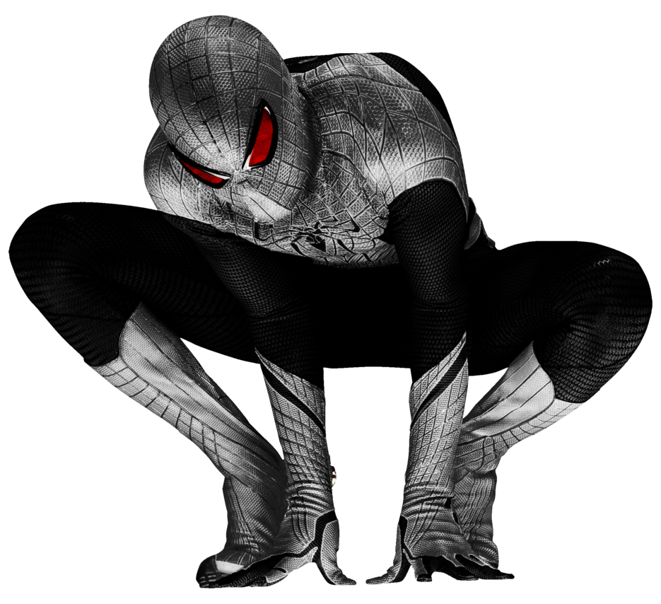 Download PNG image - Spiderman Black 