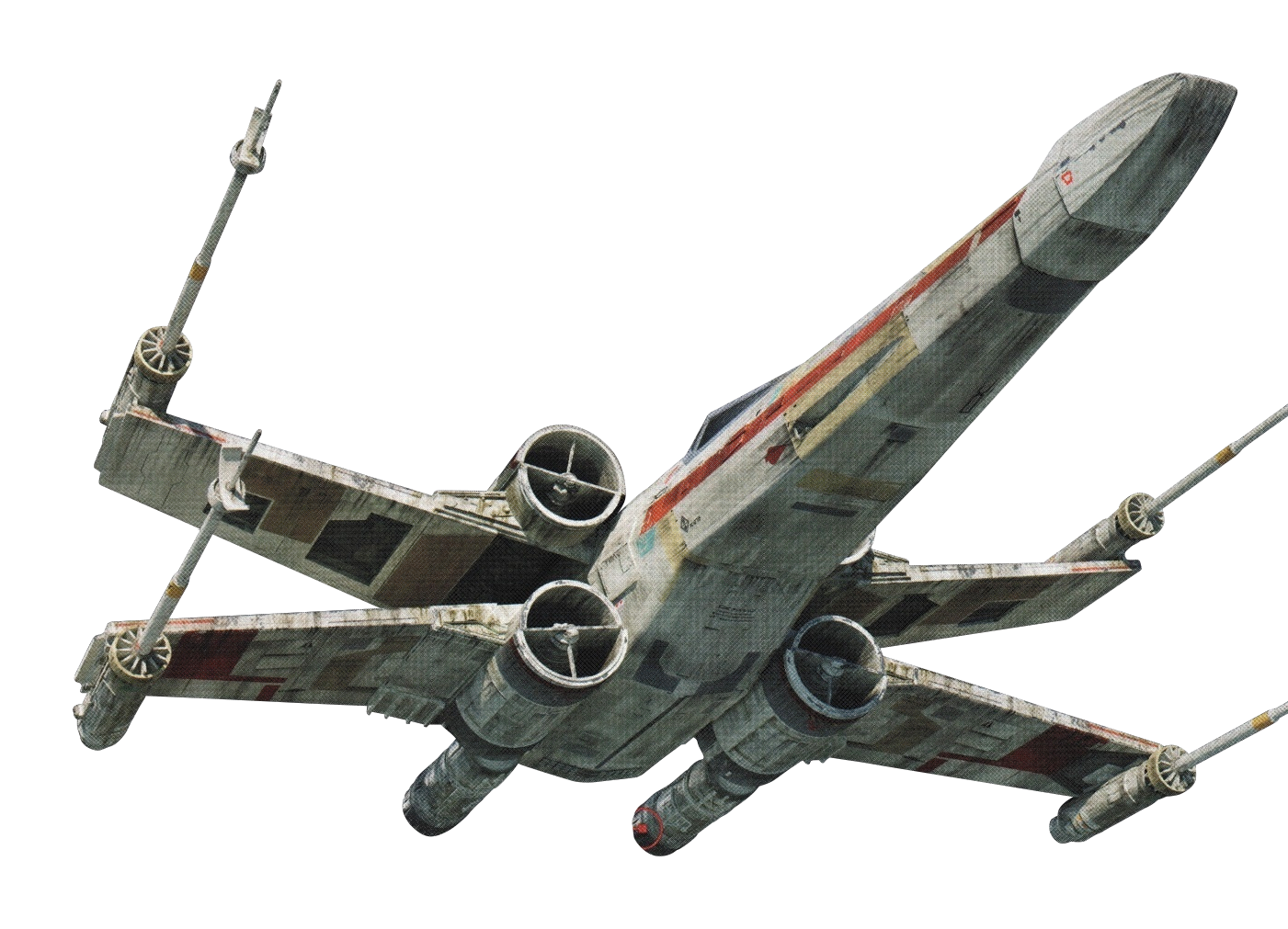 Download PNG image - X-Wing Starfighter Transparent Background 