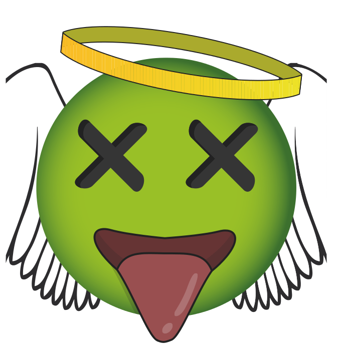 Download PNG image - Alien Face Emoji PNG Pic 