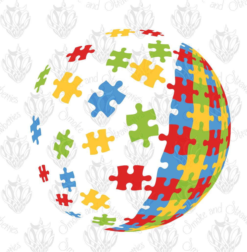 Download PNG image - Autism Puzzle PNG Pic 