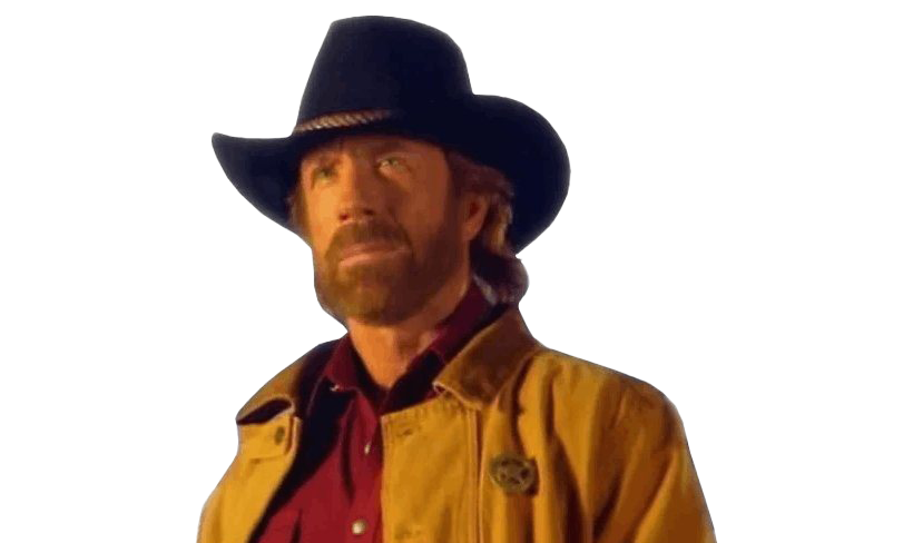 Download PNG image - Chuck Norris Cowboy Transparent Background 