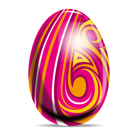 Download PNG image - Colorful Easter Egg Transparent Background 