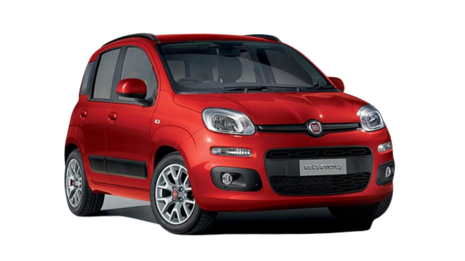 Download PNG image - Fiat Panda Red Car Transparent PNG 