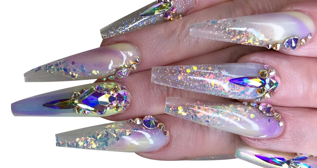 Download PNG image - Glitter Nail PNG Free Download 