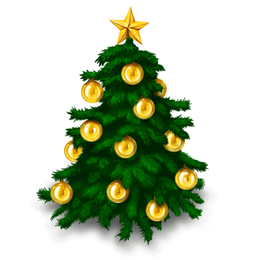 Download PNG image - Gold Christmas Ornaments PNG Photos 