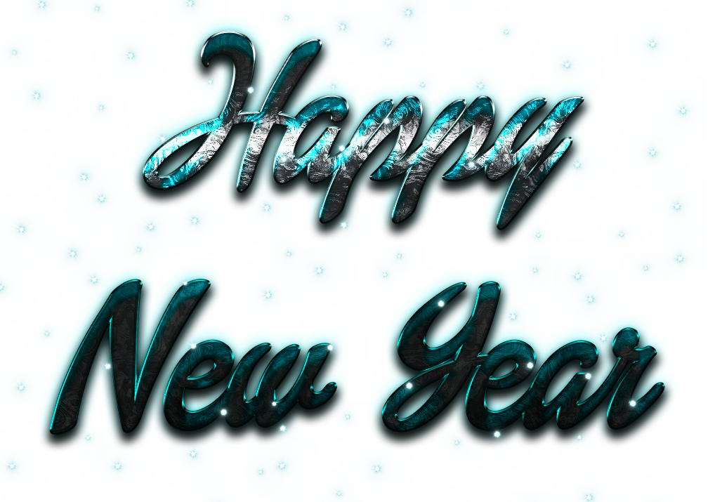 Download PNG image - Happy New Year Letter PNG Image 