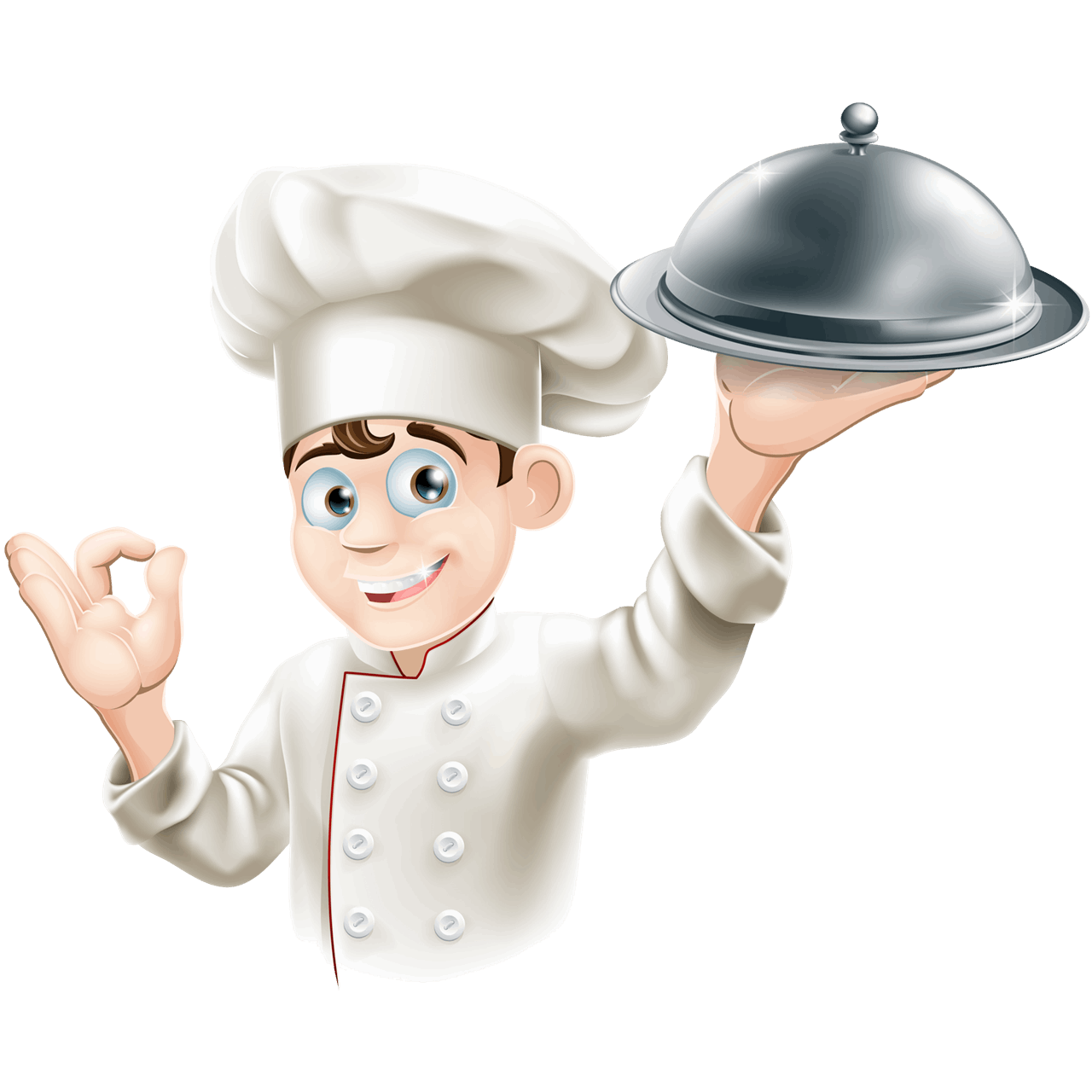 Download PNG image - Hotel Chef Cook Vector Transparent Background 
