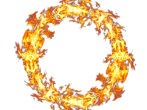 Download PNG image - Real Fire Flame Circle Transparent PNG 