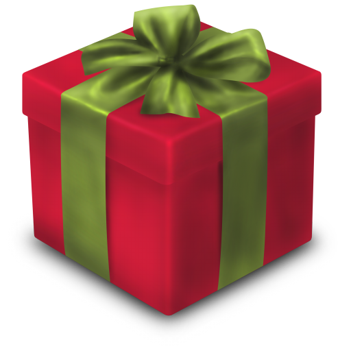 Download PNG image - Red Christmas Gift PNG Picture 