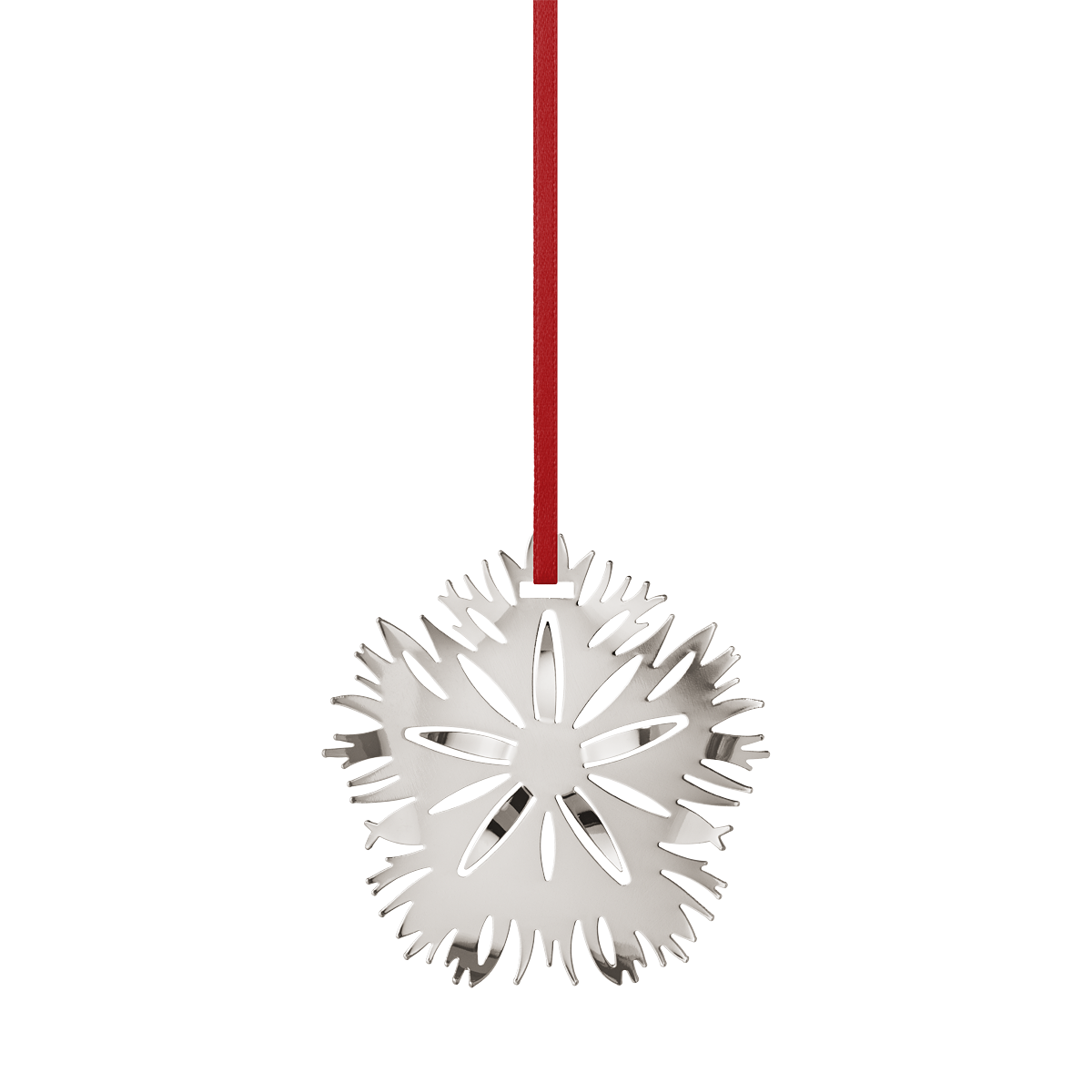 Download PNG image - Silver Christmas Bauble PNG Image 