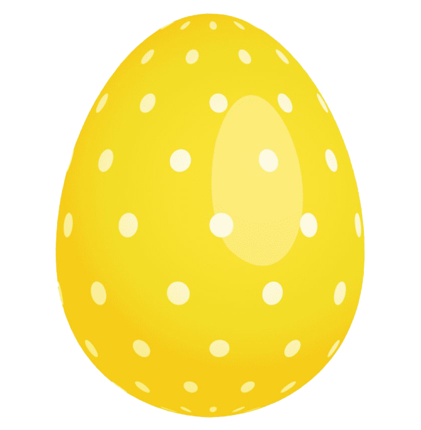 Download PNG image - Yellow Easter Egg Transparent Images PNG 