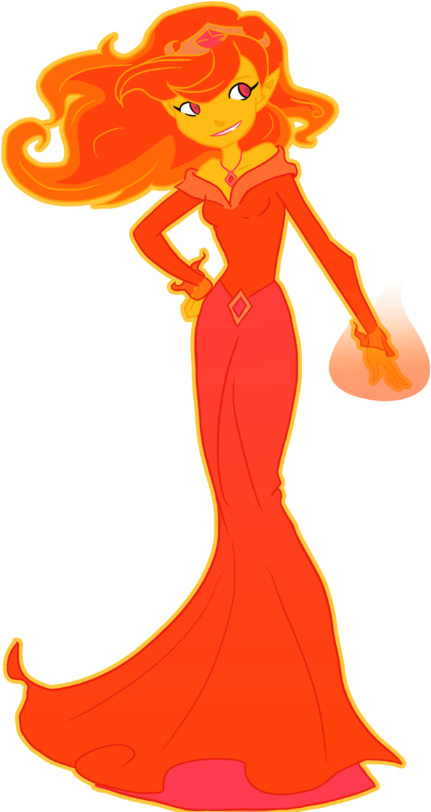 Download PNG image - Adventure Time Flame Princess PNG Clipart 