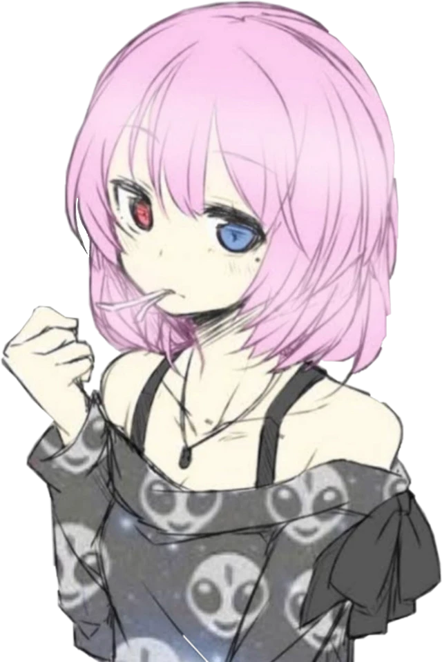 Download PNG image - Aesthetic Anime Girl Transparent PNG 