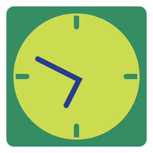 Download PNG image - Classic Green Wall Clock PNG Image 