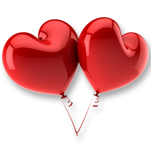 Download PNG image - Heart Balloon PNG Free Download 