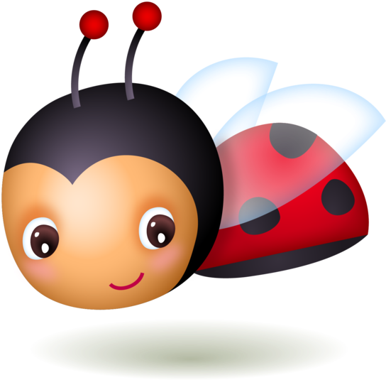 Download PNG image - Vector Ladybug Insect PNG Image 
